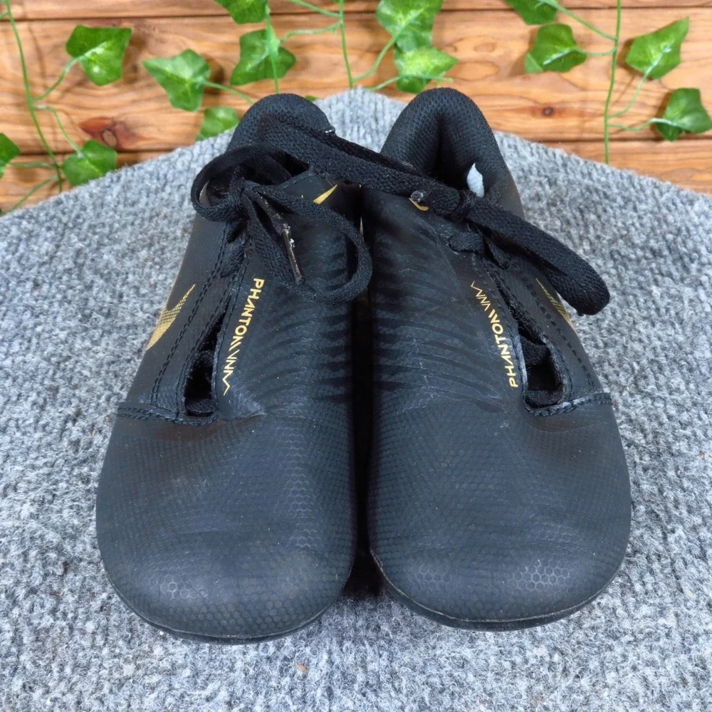 Nike Phantom Venom Club‎ FG Kids Soccer Cleats Size 11 Black Gold Synthetic Firm - Picture 2 of 6